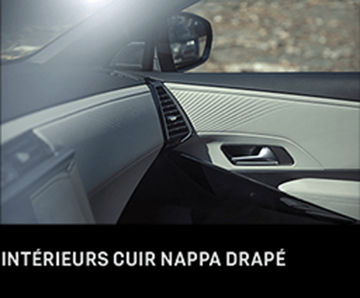 INTÉRIEURS CUIR NAPPA DRAPÉ